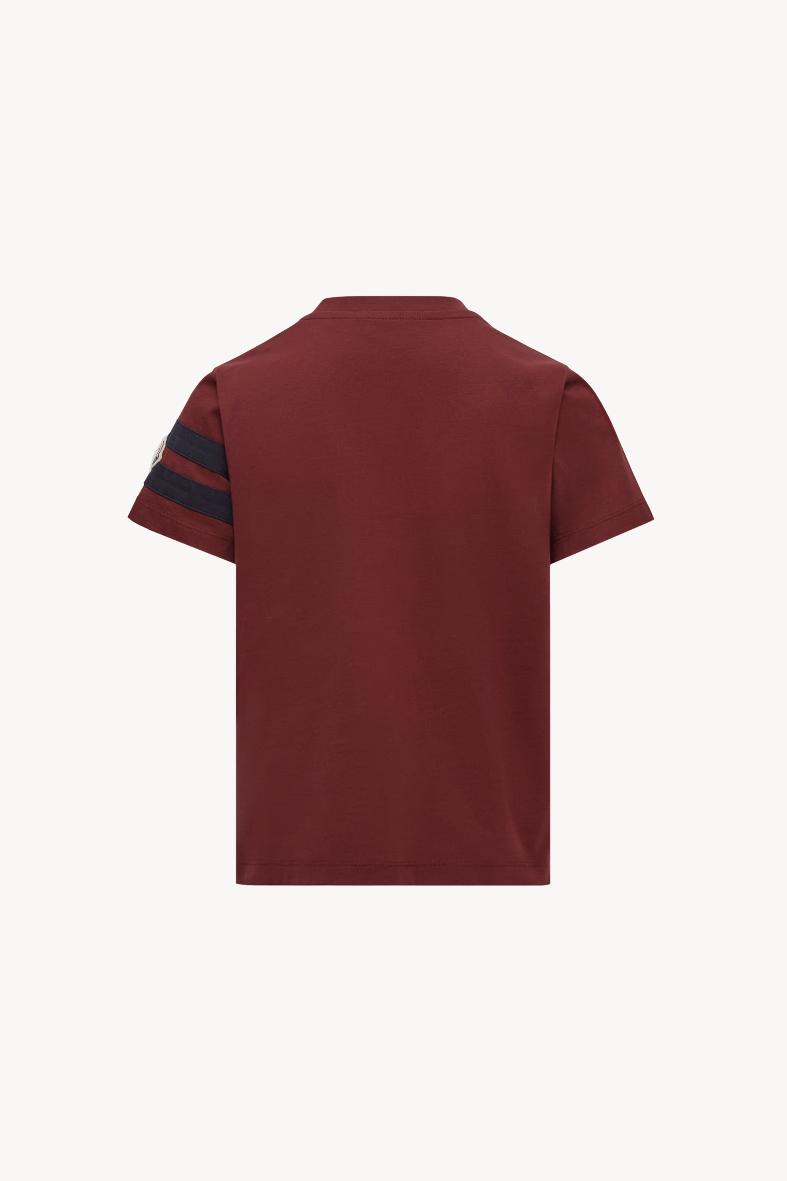 T-shirt en coton à monogramme universitaire Garçon Bordeaux Moncler 4